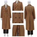 10th Doctor Coat Suede Version David Tennant Trench Overcoat For Cosplay 7