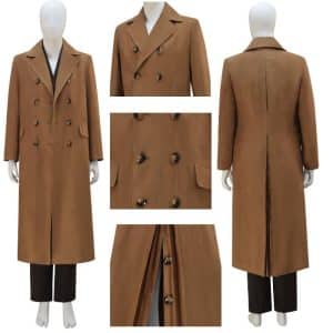 10th Doctor Coat Suede Version David Tennant Trench Overcoat For Cosplay 7